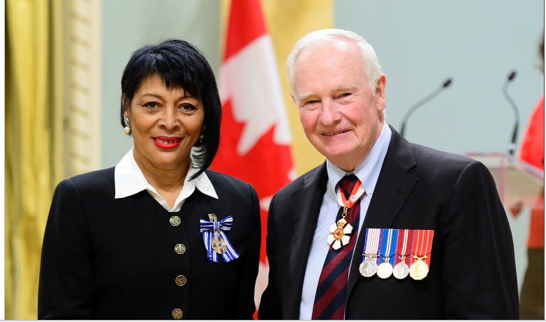 Jessica Bowden, M.S.M., receives the Governor General’s Meritorious Service Medal
